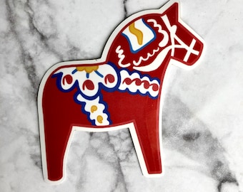 Dala Horse vinyl sticker