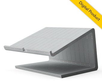 Houten laptopstandaard (download)