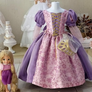 Rapunzel/Tangled/PrincessDress/Girlcostume/Dressup/Themedparty