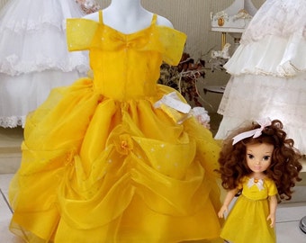 Belle Dress/ Princess Belle/Beauty and The Beast / Princesa Bella