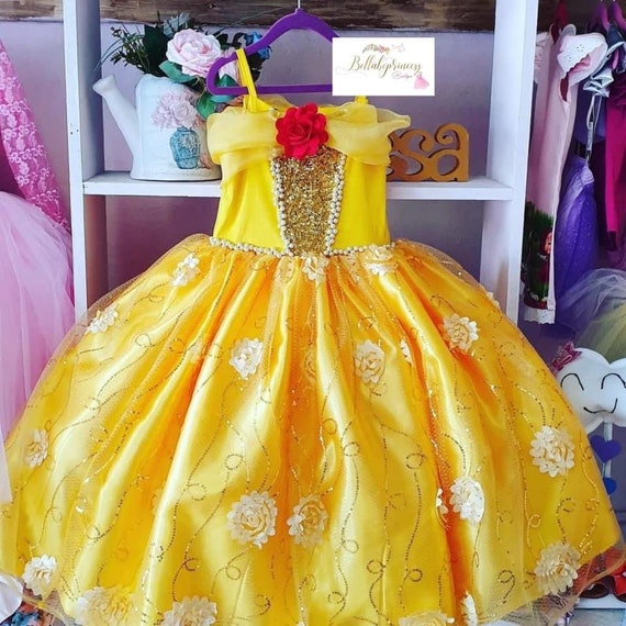 Luxury Princess Belle Dress/ Princess Dress/ Princess Belle