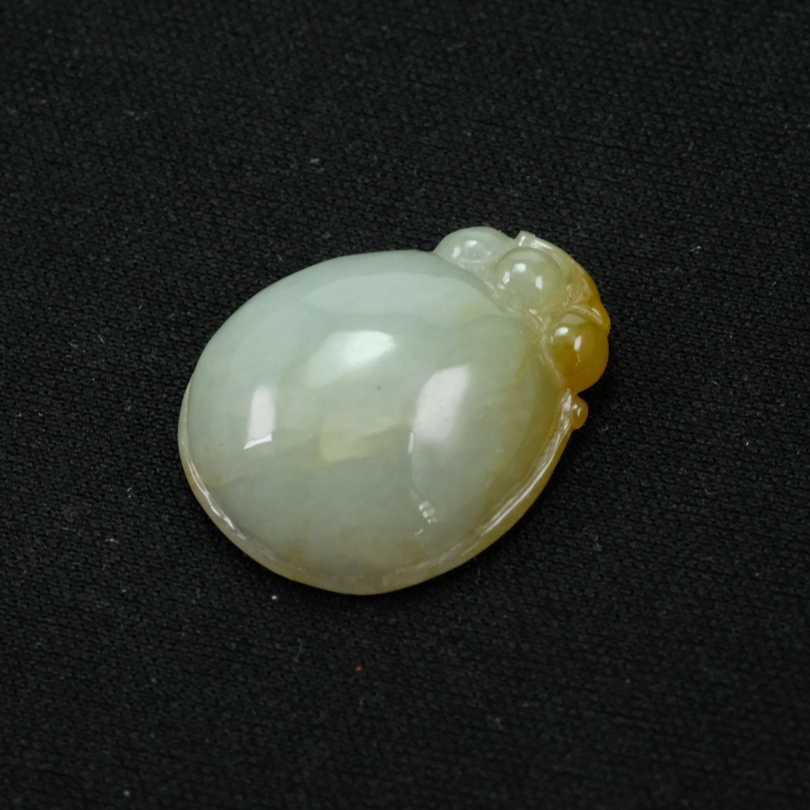 Dome Glossy 2 Color Burma Natural Jadeite Jade Pendant - Etsy UK