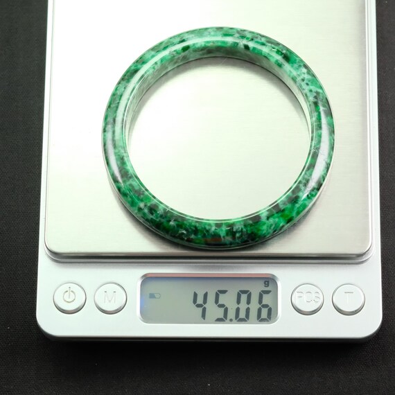 56 mm 最高級インペリアルグリーンビルマ翡翠バングルブレスレット