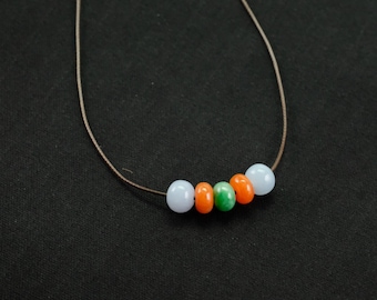 Candy Sweet Fine Leather Handmade Natural Jadeite Jade Pendant Necklace