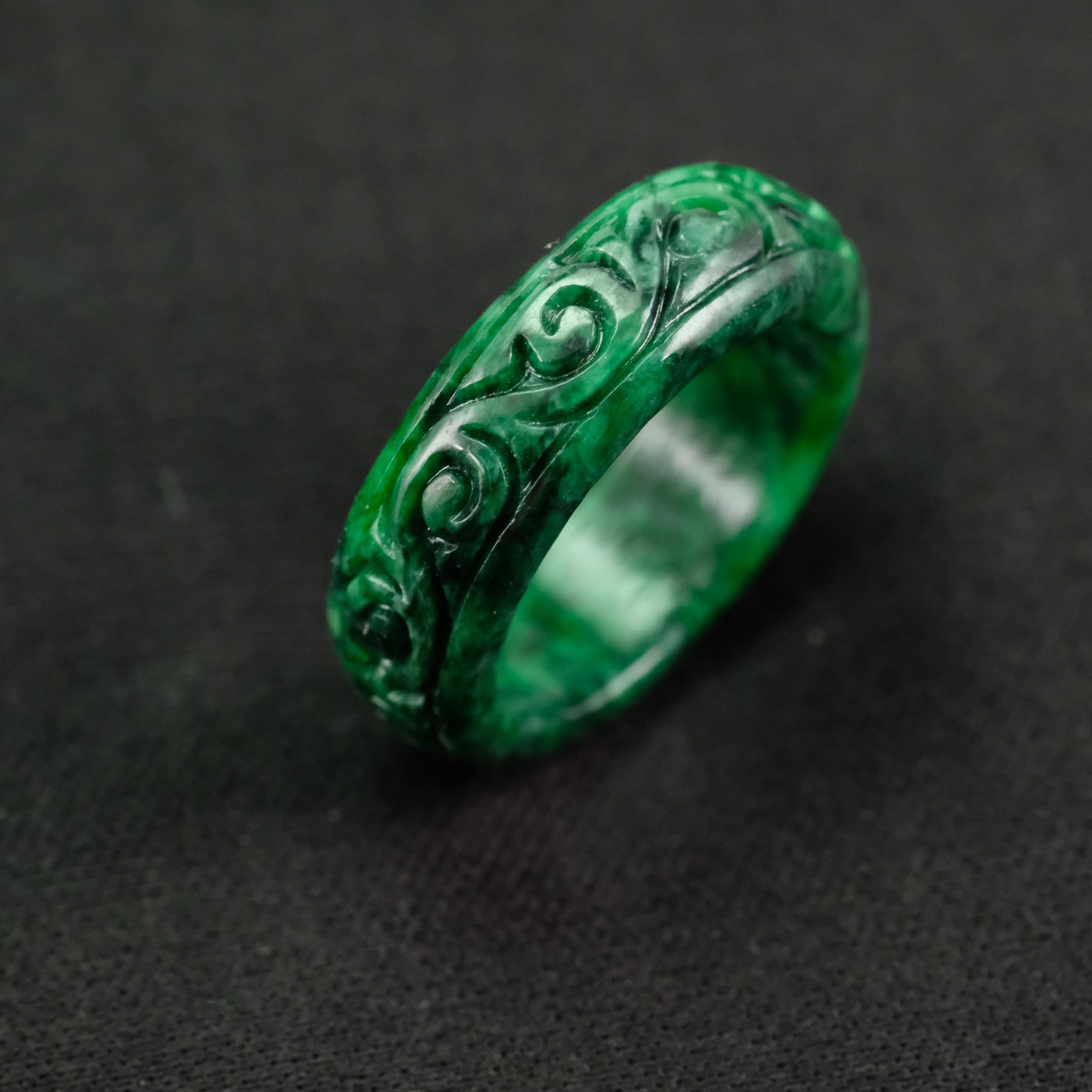 Large Jade Ring - Etsy Hong Kong PROJEBIR プロジェビア Large Jade