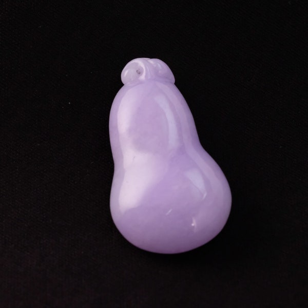 Wulu Melon Lavender Flawless Natural Jadeite Jade Pendant