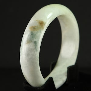 Certified Natural Myanmar 3 Color Green A 56mm Jadeite Jade Bangle Bracelet