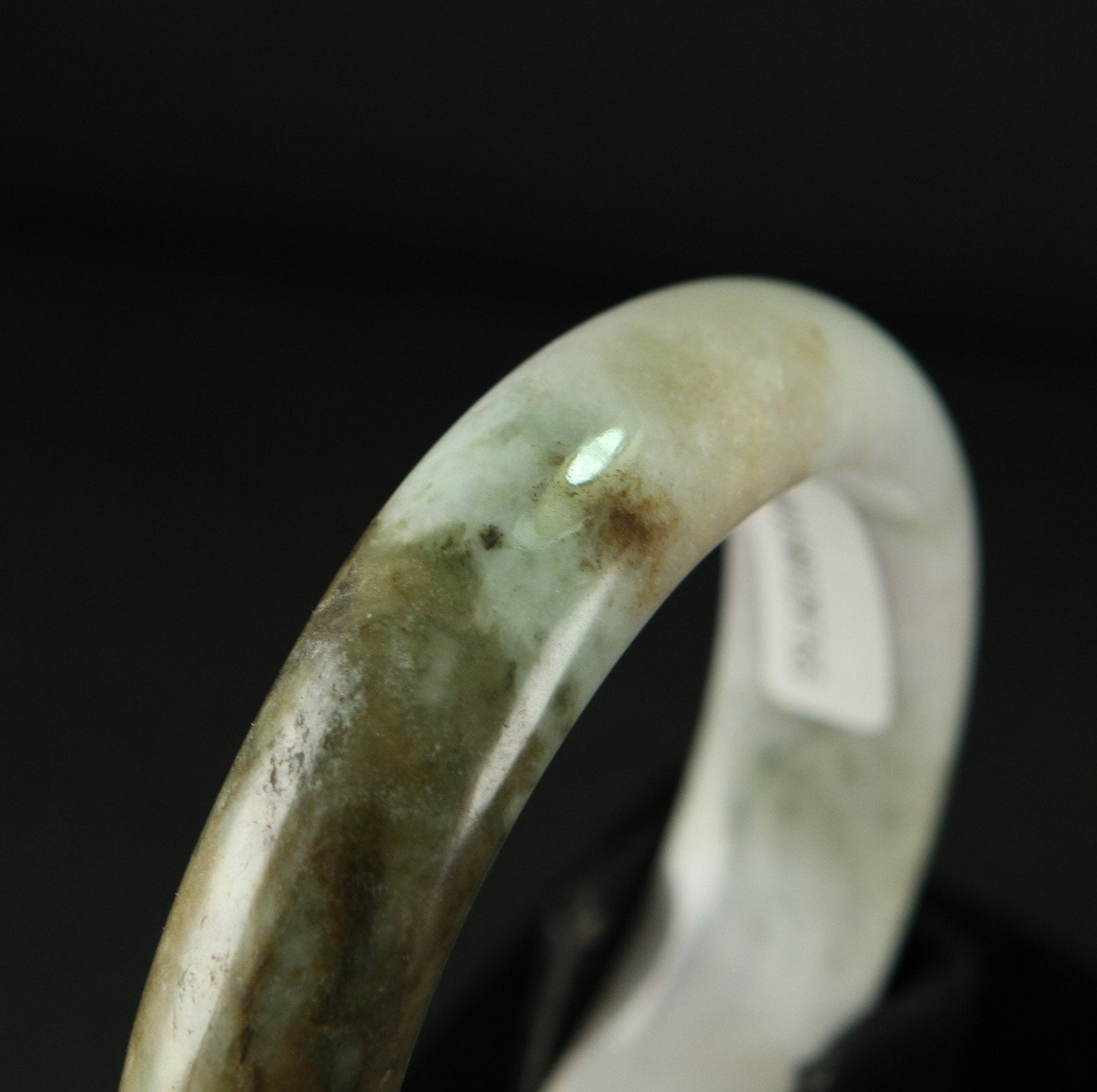 認定ミャンマー産ジェダイト 翡翠バングルブレスレット 3色 赤