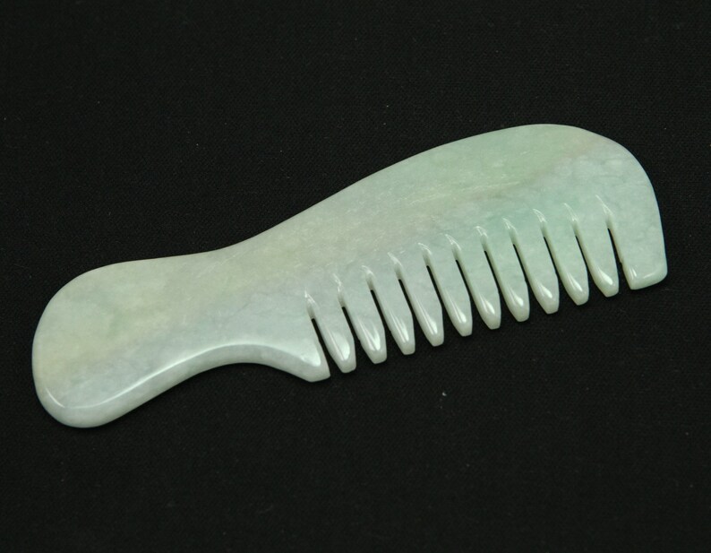 Glossy Green Healthy Comb Burma Natural Jadeite Jade Pendant