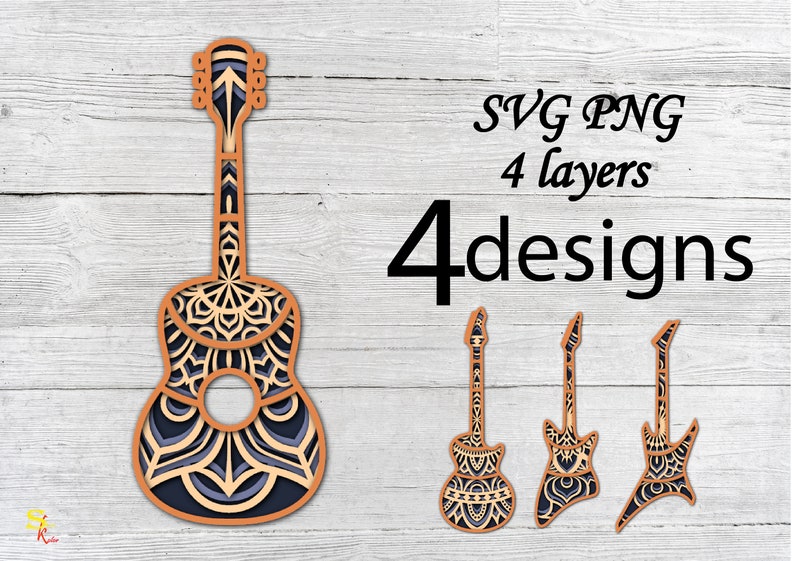 Free Free Guitar Mandala Svg 768 SVG PNG EPS DXF File