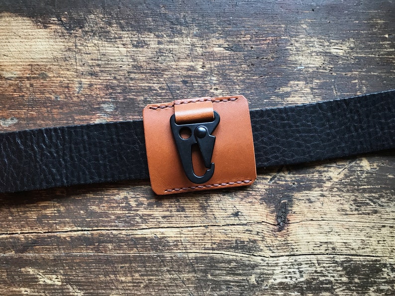 Leather Belt Loop Carabiner EDC Keychain Key Ring for Every Etsy