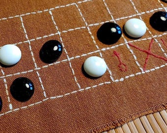 Ancient Egyptian Board game Senet Hand-made Embroidered Board