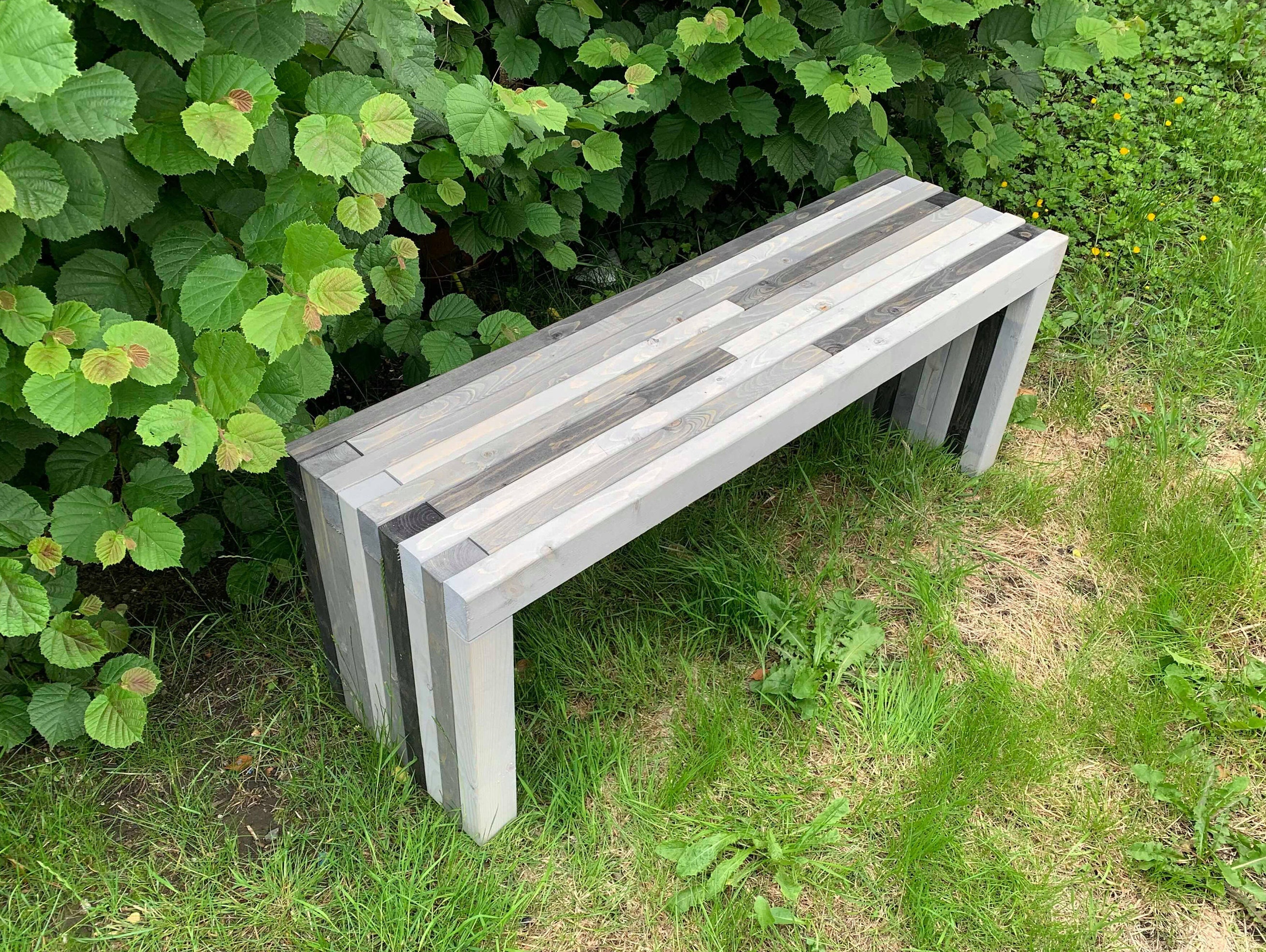 Solid Wooden Garden Bench 2FT 3FT 4FT Seater Outdoor Patio | Etsy