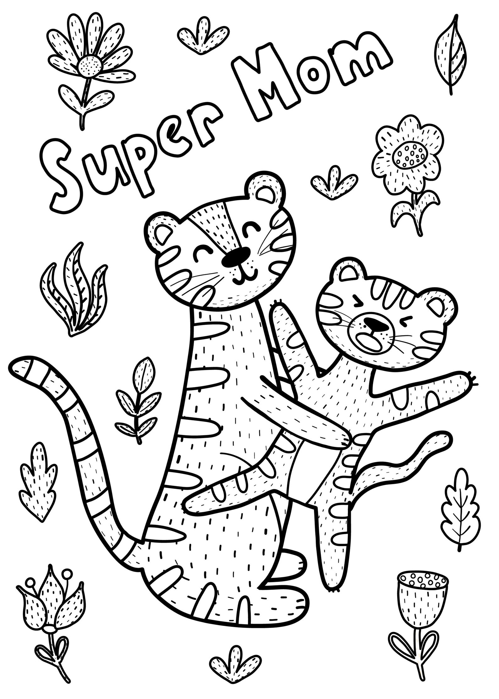Mothers Day Card With Cats Printables