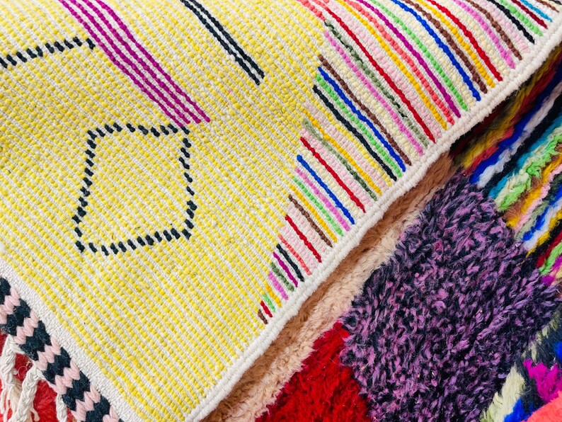 Custom Multicolor Rug 8x10, Colorful Area Rug, Rainbow Rug, Funky Home