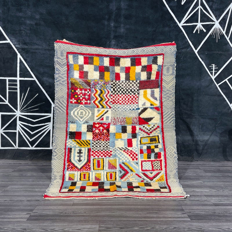 Image showcasing Geometric Tapestry - Etsy