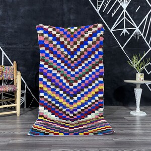 Berber runner rug- Hallway runner rug Moroccan- Bohemian  runner rug vintage.