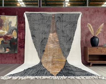 Handmade Kilim Rugs – Moroccan Flatweave, Geometric Wool Area Rug