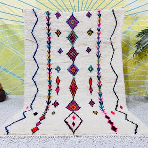 Custom Rainbow rug, Aesthetic rug, Bright carpet, Colorful carpet Bedroom decor Housewarming Studio rug