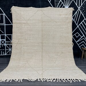 Moroccan Berber Rug - Custom handwoven rug - Flatweave Kilim rug - Flat Berber Rug - Sheep Wool Rug - Kilim rug 8x10 .
