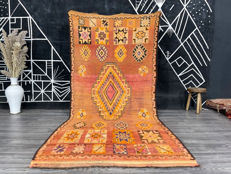 Traditional Antique Area Rugs Wool Floral Faded Color Handmade Oriental