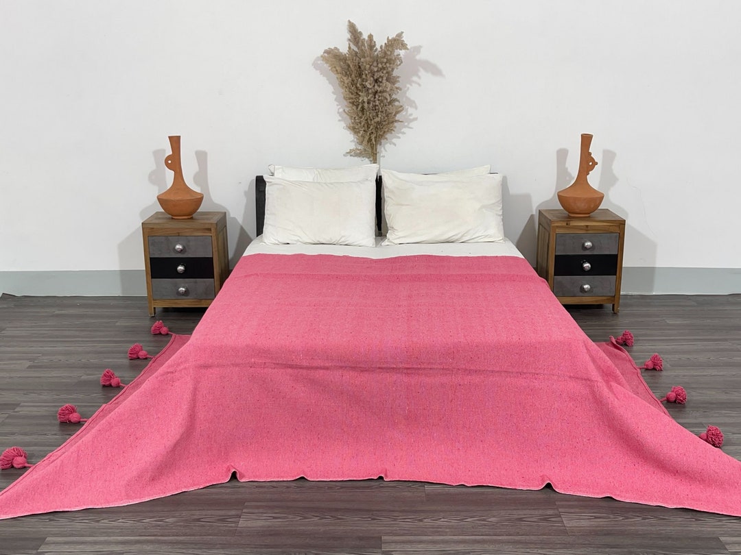 Rococo Pink Throw Blanket main image 0
