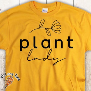 PLANT LADY Short-Sleeve Unisex T-Shirt,Plant Lady Shirt,Plant Lover Shirt,Plant Mom Shirt,Gardening Shirt,Botanical Shirt,Plant Lovers Shirt