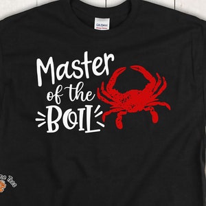 MASTER of the Boil T Shirt,Crab Shirt,Crab Gifts,Crab Tshirt,Crab Boil,Unisex Crab Boil Shirt,Beach Shirts,Seafood Boil,Crab Boil Shirt