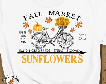 Hösttröja, hösttröja, höst-t-shirt, halloweentröja, lövtröja, thanksgiving-tröja, jag älskar hösten, höst-t-shirt, cykeltröja, pumpa