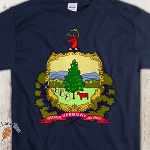 VERMONT Shirt,Vermont Flag Gift,Unisex Tshirt,Vermont Tee,Vermont Gift,Vermont Gifts,Vermont Tshirt,Vermont Clothes,New England Shirt