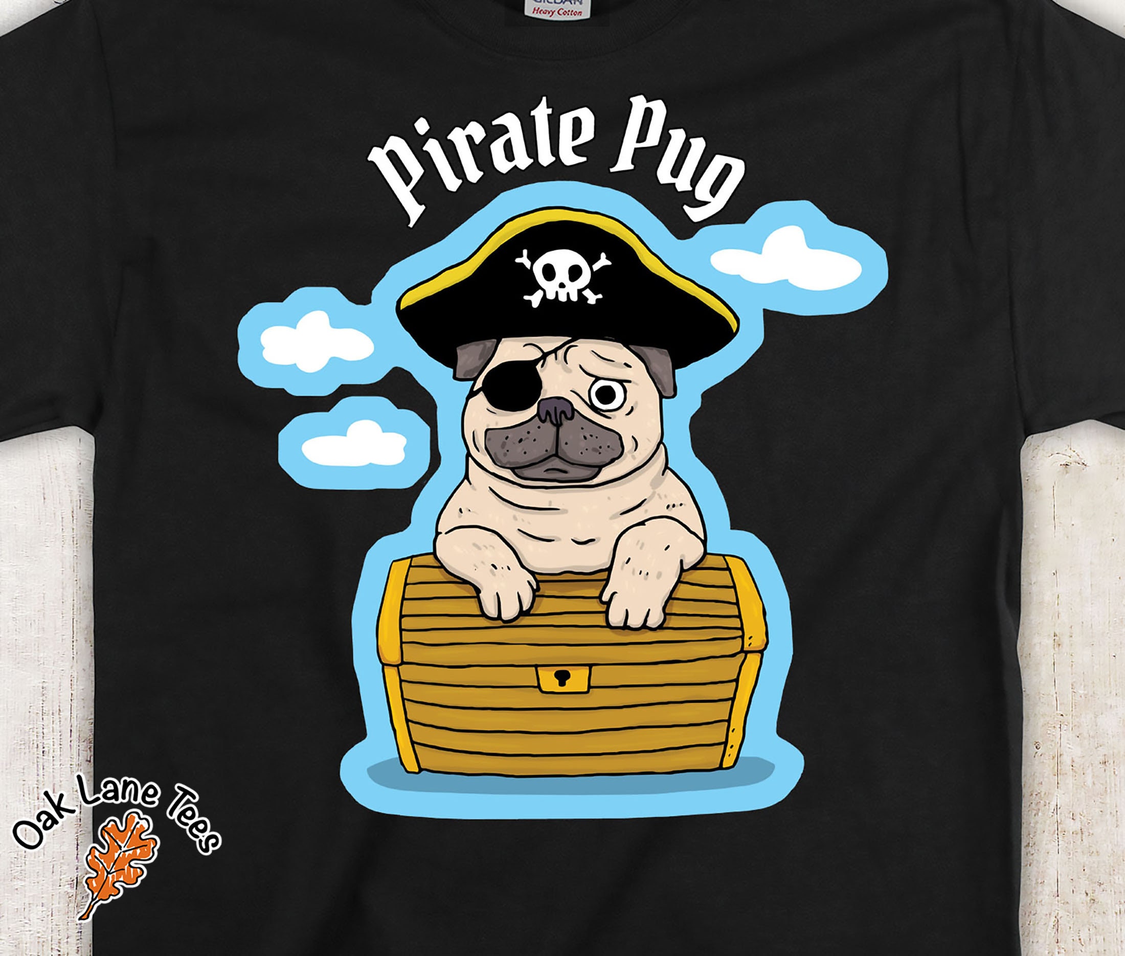 Pug Dog Selfie Holiday Kids Unisex Top Birthday Gift T-Shirt 130 