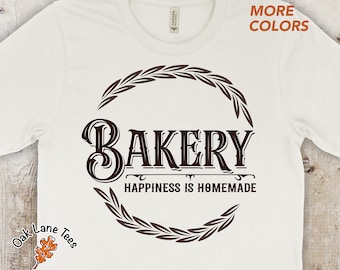 Camisa de panadería, camisa de estilo vintage, camiseta de panadería, regalo de panadería, regalo de panaderos, camisa foodie, camiseta de panadería, camisa de cocina, camiseta de panadería, regalo de panadería