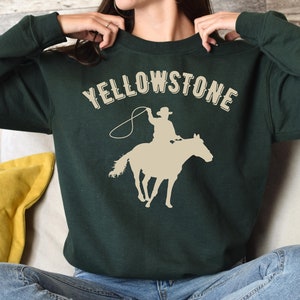 YELLOWSTONE Sweatshirt,Yellowstone Gifts,Unisex Sweatshirt,Yellowstone Clothing,Camping Sweatshirt,Montana Sweatshirt,Yellowstone Shirt