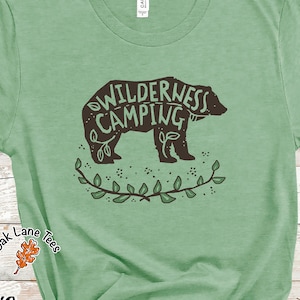 WILDLIFE BEAR  UNISEX T-Shirt,Bear Tshirt,Bear Shirt,Bear Gifts,Wildness Shirt,Nature Shirts,Camping T-shirt,Bear T-shirt,Wildness camping