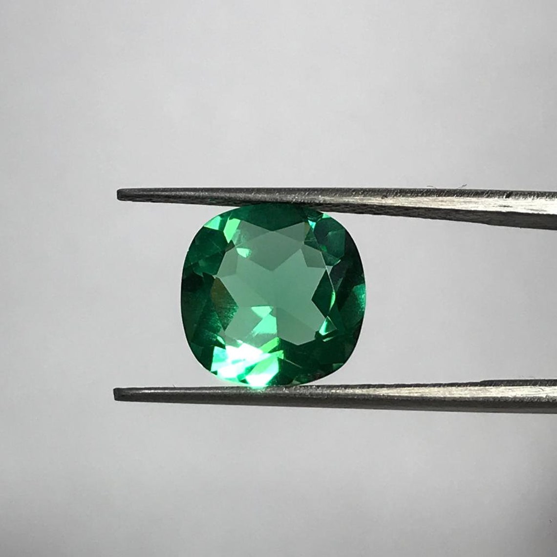 LAB CREATED SYNTHETIC emerald crystal.loose 9MM. Etsy