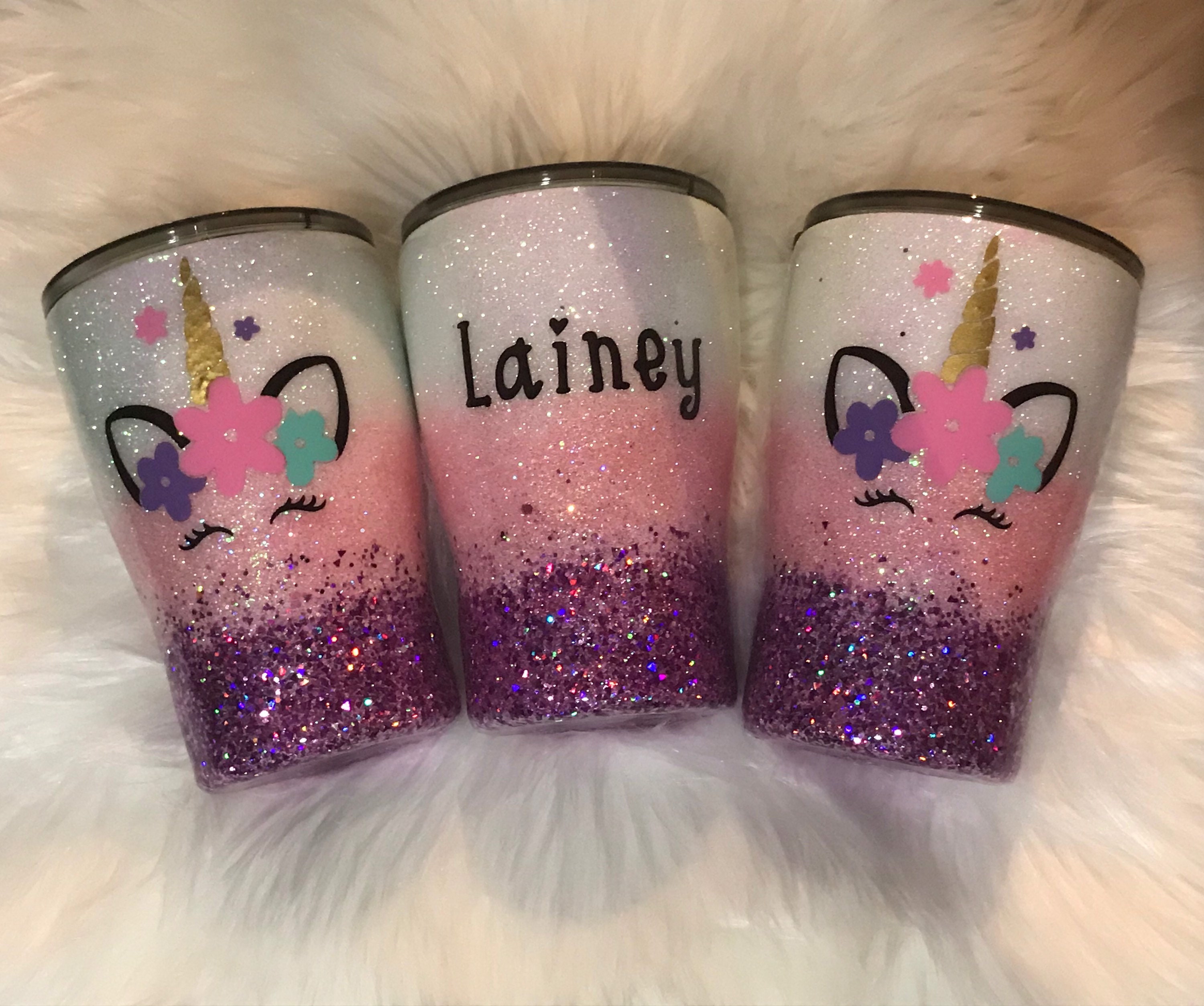 Unicorn Kids Glitter Tumbler Facebook: Crafty Creations By Amber