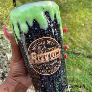 Witch Potion, Potion Tumbler, Halloween Gifts, Fall Gifts, Halloween Decor, Fall Tumbler, Glow in the Dark