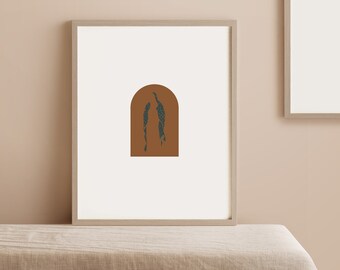 Impresión artística de Nuestra Señora de Guadalupe / Descarga digital 8x10 / Impresión de arte moderno católico /