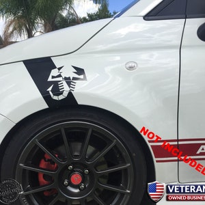 2011-15 Dual 3.5" Pinstripe Racing Fender Hash Stripes Pair Fits Ford Focus ST 2011-15 Dual 3.5" Pinstripe Racing Fender Hash Stripes Pair Fits Ford Focus ST