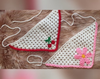 Springtime Crochet Bandana