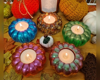 NEW Resin Pumpkin Tealight Holders