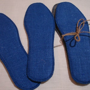 Set of linen insoles 2 pairs.Organic,reversible shoe insole.Massage insole,soft.Flexible natural shoe insole.shoe insert.Warm gift vegan