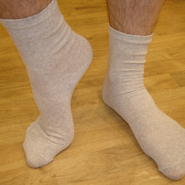 Set linen socks 5 pcs.100% organic linen socks Vegenic men's socks Women's natural socks ankle grey socks Light sports Knitted socks