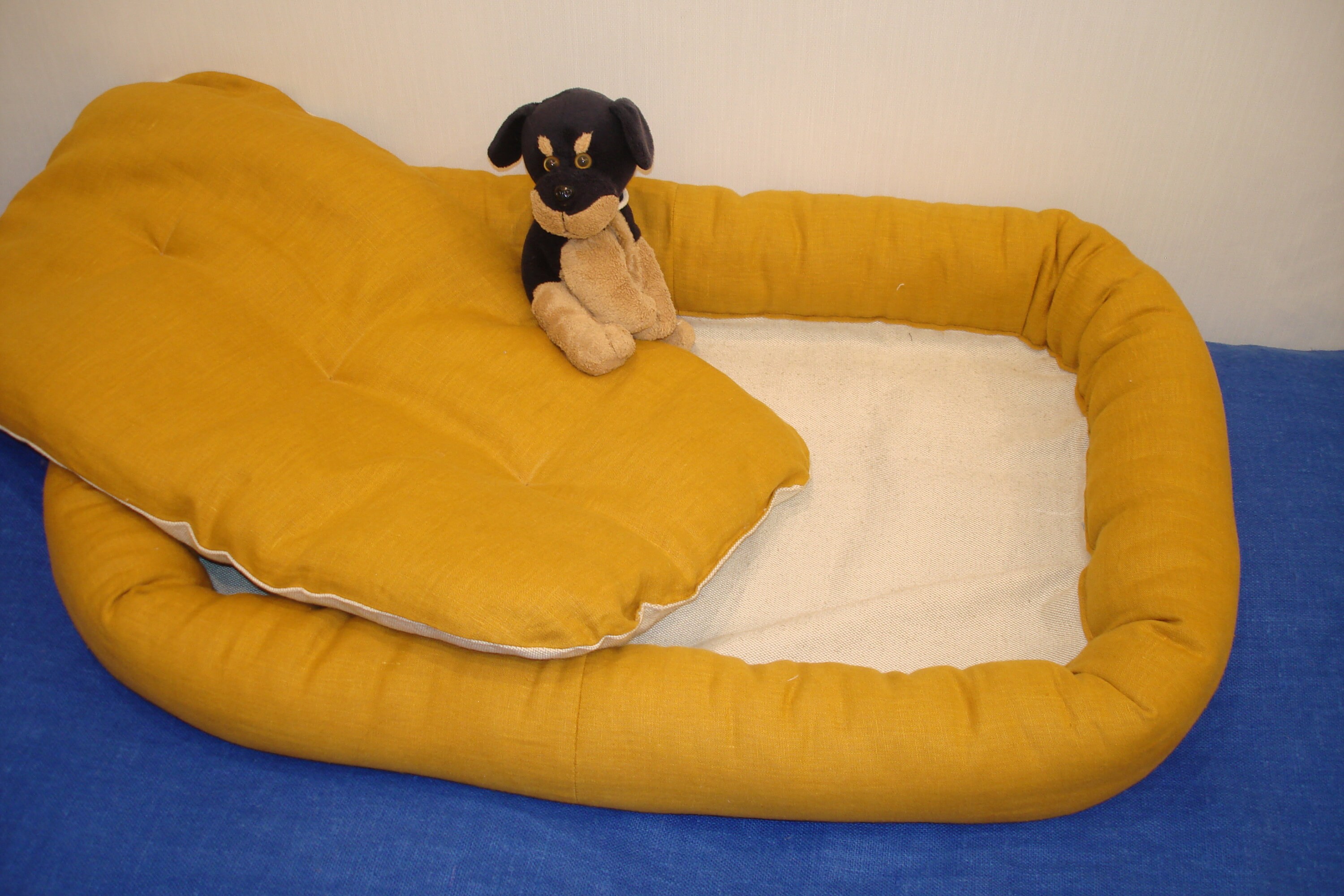 Organic Pet Bed.linen Cat House. Hemp Dog Bed.pet Bed With Etsy