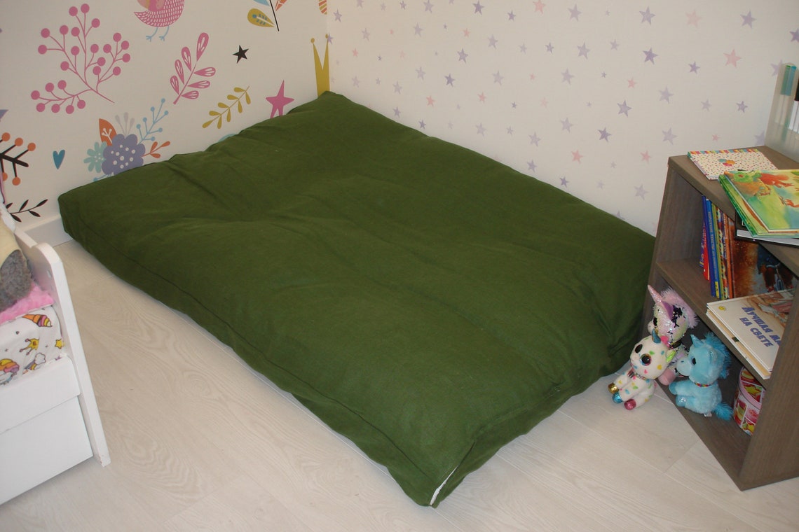 Seat cushion made of organic linen.Soft hemp Etsy