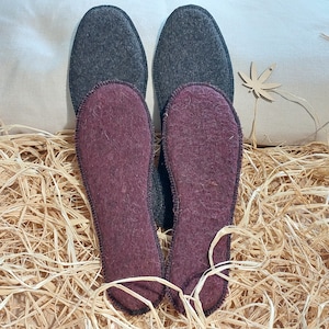 Set hemp insoles 2 pairs.Organic hemp soft flexible shoe insole.Vegan therapeutic insoles.Boot Inserts.Custom size.warm gift for her,for him