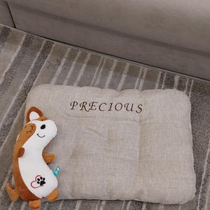 Organic hemp personalized pet bed.hemp dog bed.Washable pet bed.Eco-friendly,soft pet bed.lounger for pet.Hemp carpet,blanket for pets.gift