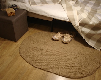 Organic hemp rug/Breathable yoga and sports mat/different size/knitted rug Organic rug/Hemp path/Foot massage/bath mat,door mat/Ecofriendly