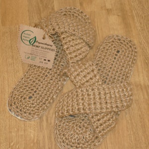 Pantoufles en chanvre / Pantoufles unisexes / Petites et grandes tailles/Chaussures en chanvre/Semelle intérieure en chanvre/Massage des pieds/Chaussures écologiques /Pantoufles en chanvre sanuk donna