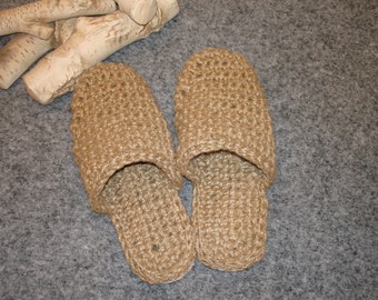 Hemp woven slippers.Organic slippers with sole.Closed summer slippers.Custom large and small sizes of knitted shoes. japanese slippers